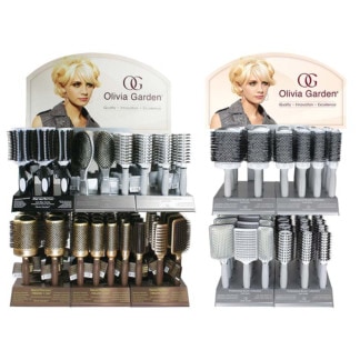 Olivia Garden Two Level Metal Brush Merchandiser Display