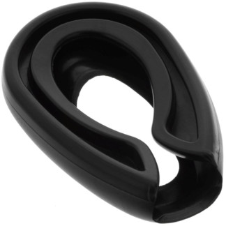Ear Protectors with Hole, Pair, Black