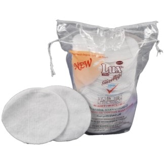 Lux 100% Cotton Disc Make-Up Maxi Pads Smooth, 40/Pack