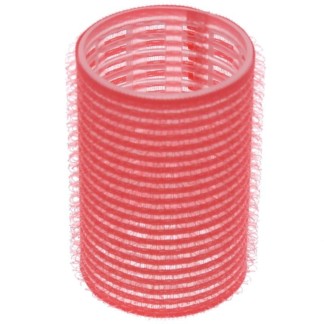 Cling Hook & Loop Hair Perm Curlers - 44mm, Pink, 12/Pack