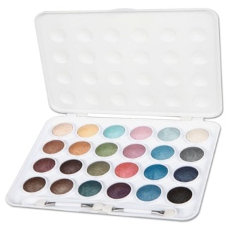 Elixir Wet & Dry Eyeshadow Palette, 24 Colours