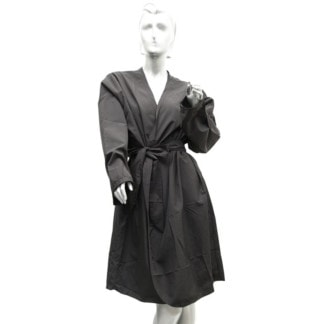 Kimono Gown Black, Polyester