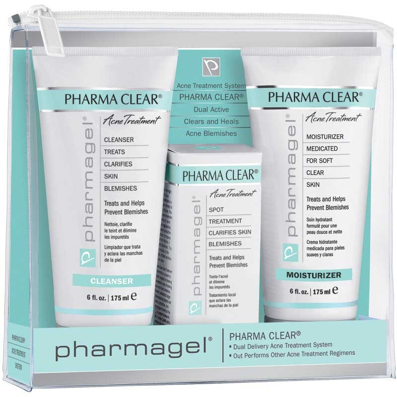 Pharmagel Pharma Acne Treatment Kit, 3 Pieces