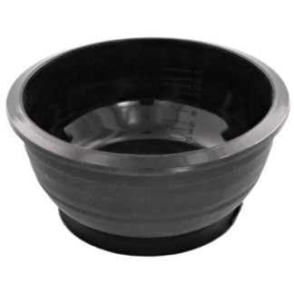 Tint Bowl Silicone, Collapsible, Black, 250ml