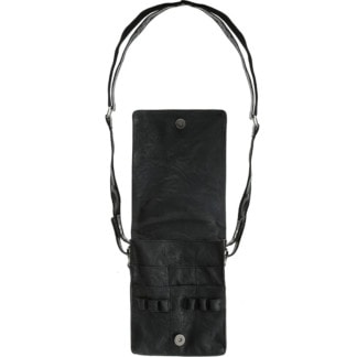 Scissor Bag Waist Leather for Shears & Tools, Black, Empty