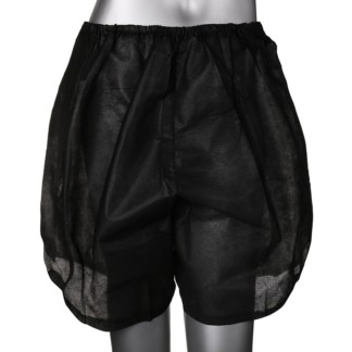 Disposable Non-Woven Men's Briefs Black, Large/X-Large, 6/Pack