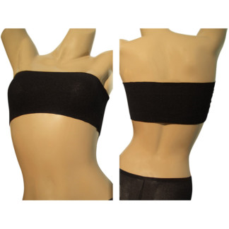 Disposable Stretch Bra 100% Nylon Black, 20/Pack