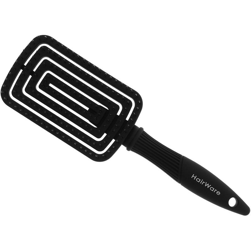 Hairware Large Flexible Vent Brush, Black