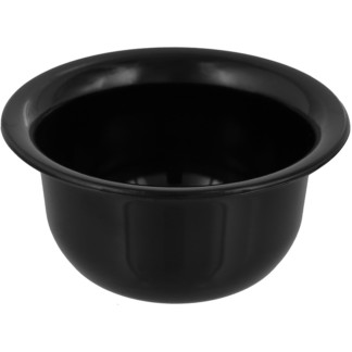 Shaving Mug Plastic, Black