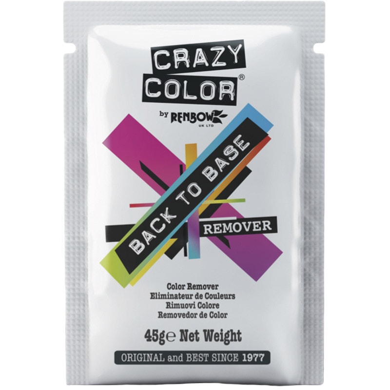 Crazy Color Back to Base Semi-Permanent Colour Remover, 45g