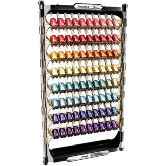 Nail Polish Wall Organiser, 8 Shelves for 80 Bottles, Empty