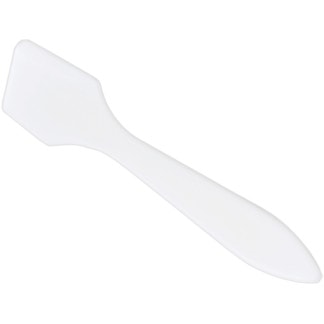 Qosmedix Disposable Plastic Spatula White, 76mm, 25/Pack