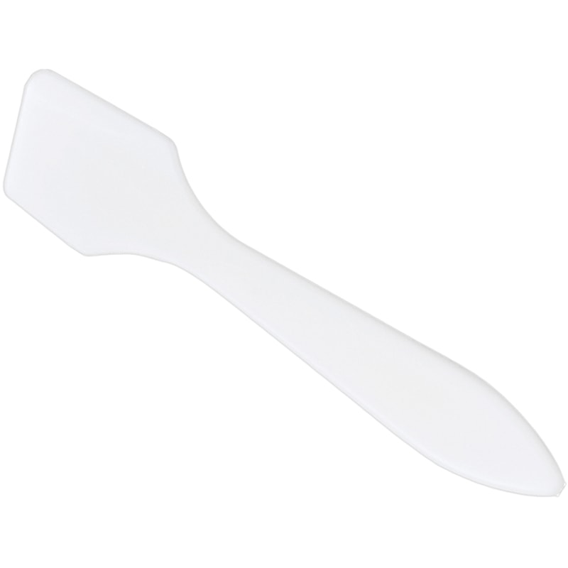 Qosmedix Disposable Plastic Spatula White, 76mm, 25/Pack