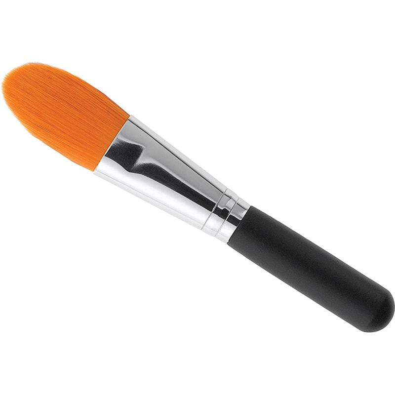 Qosmedix Nylon Oval Foundation Brush, 121mm