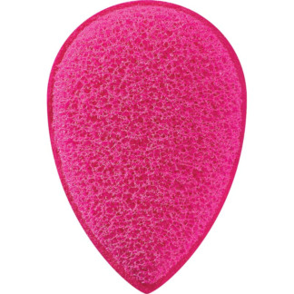 Qosmedix Facial Finger Mitt Exfoliating Sponge, Hot Pink