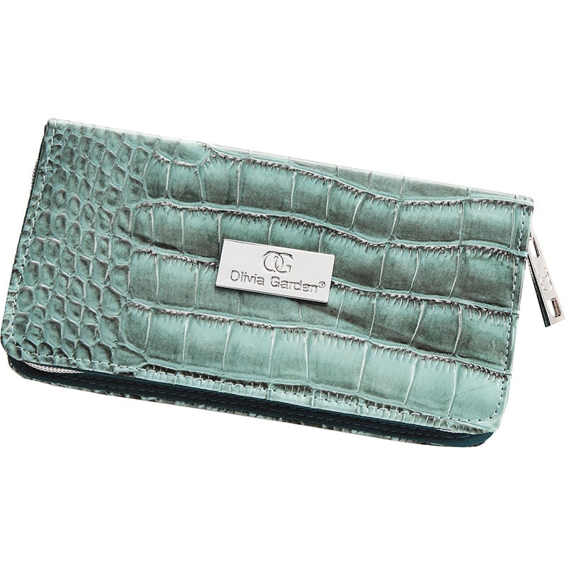 Olivia Garden SilkCut Offset Oasis Collection: Scissor (5.0 inch), Thinner (6.0 inch) & Case - Image 2