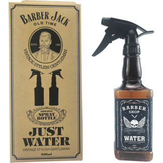 Spray Water Bottle Barber Shop Design, 500ml
