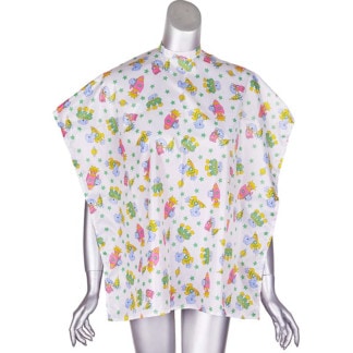 Kids Cape White with Koalas, Hook & Loop