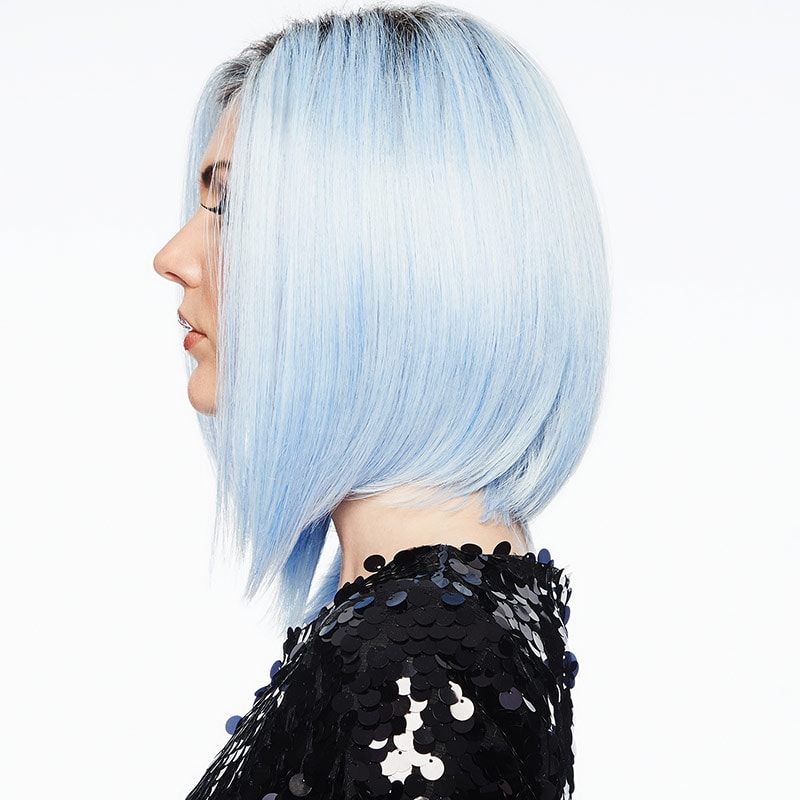 HairUWear Hairdo Wig Fantasy - Out Of The Blue (Rooted, Light Blue) - Image 4