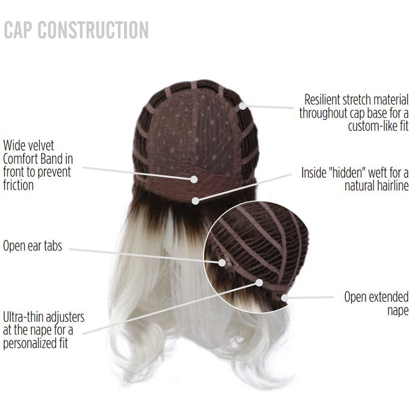 HairUWear Hairdo Wig Fantasy - Whiteout (Rooted, Platinum) - Image 6