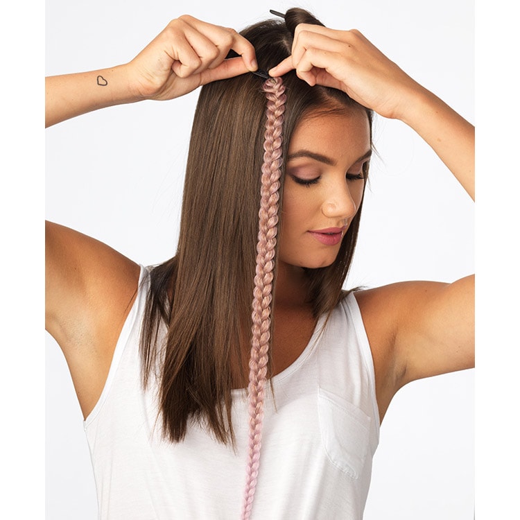 HairUWear Hairdo Metallic Braided Extension, 20 inch - Image 3