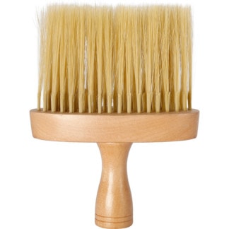 Neck Brush Wooden with Nylon Bristles