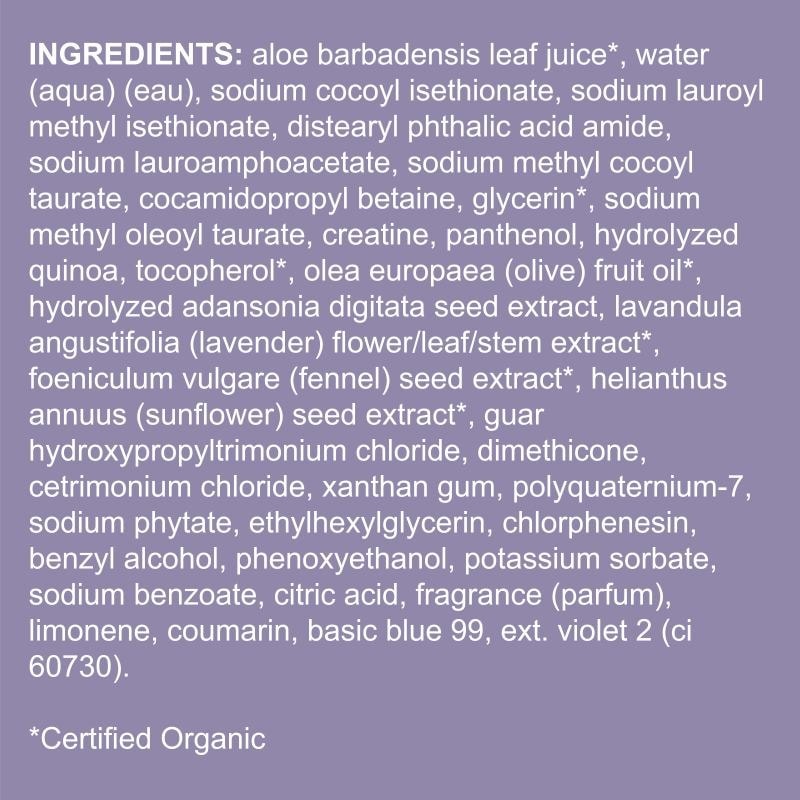 Loma Violet Shampoo Ingredients List