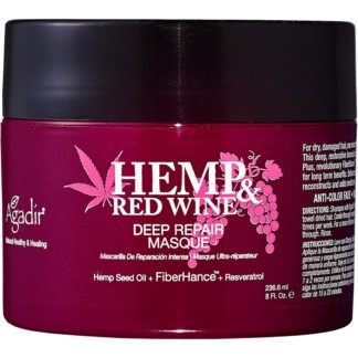 Agadir Hemp & Red Wine Deep Repair Masque, 236.6ml