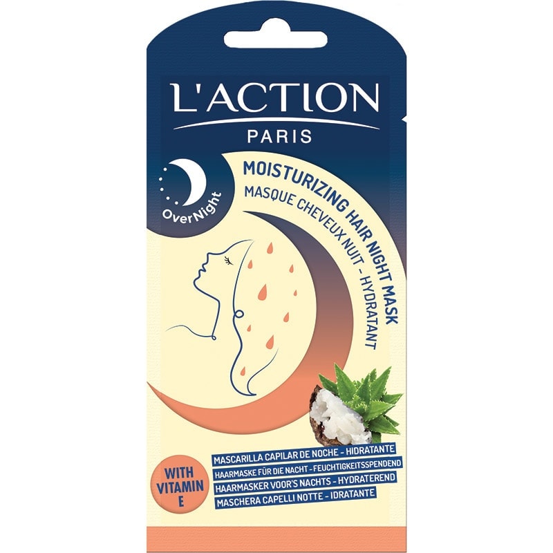 L'Action Paris Moisturizing Hair Night Mask, 20ml