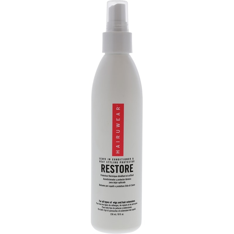 HairUWear Hairdo Restore Leave-In Conditioner & Heat Styling Protector for Hair Pieces, 236ml