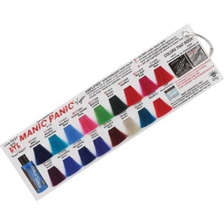 Manic Panic Amplified Semi-Permanent Hair Color Tuft Chart
