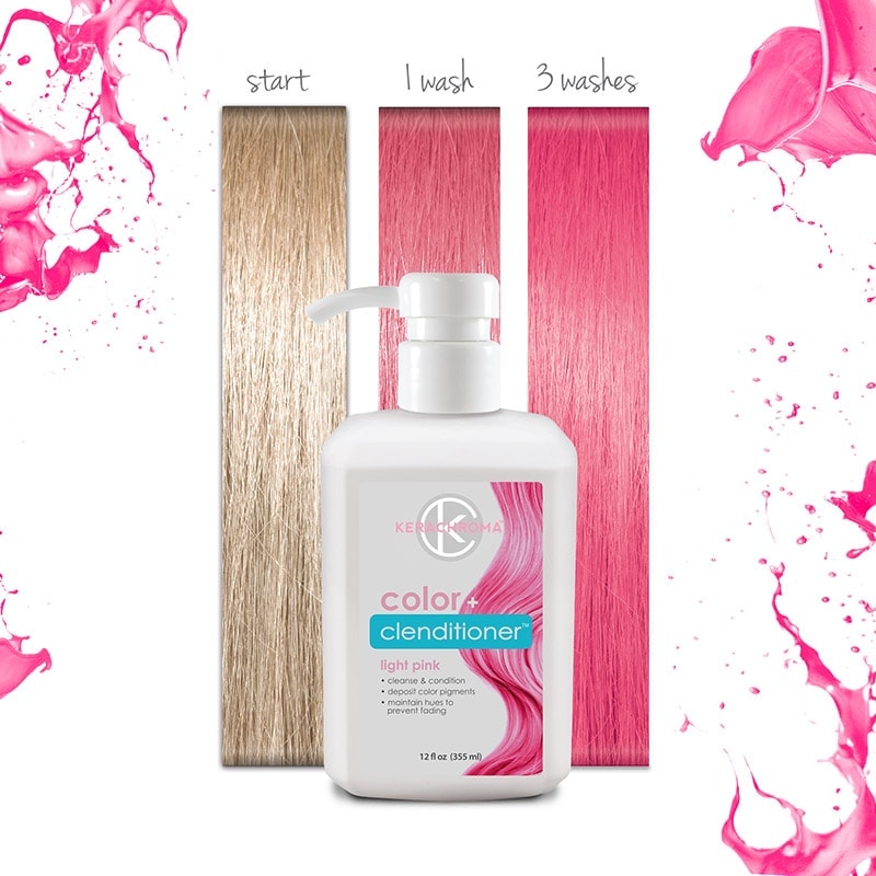 Kerachroma Pastel Color + Clenditioner, Light Pink - Image 2