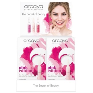 Arcaya Beauty Ampoules Pink Edition Display, 12 Boxes (2ml x 5/Pack) & Display