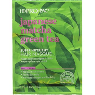 Hi Pro Pac Japanese Matcha Green Tea Super Nutrient Hair Masque, 52ml