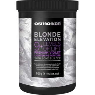 OSMO IKON Blonde Elevation Premium Violet Lightening Powder with Bond Builder, 500g