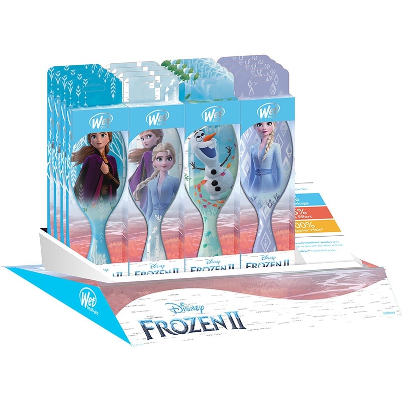 WetBrush Original Detangler Disney Frozen II Revamped Display: 16 Brushes