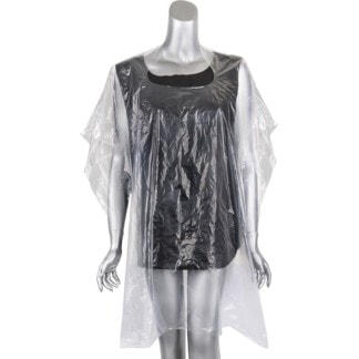 Disposable Transparent Salon Cape, 92 x 113cm