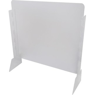 Desk Sneeze Screen, Height Adjustable, 64 x 54cm