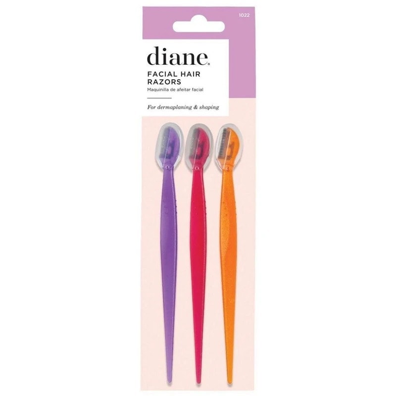 Diane Facial Razors, Assorted Colours, 3/Pack - Image 2