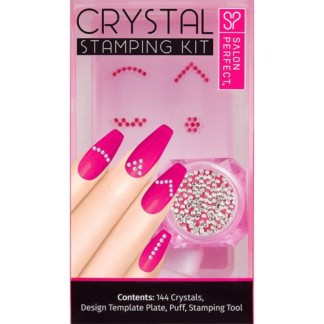 Salon Perfect Crystal Stamping Kit, 144 Crystals