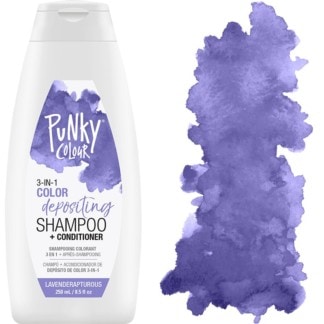 Punky Colour 3-in-1 Color Depositing Shampoo + Conditioner, Lavenderapturous, 250ml