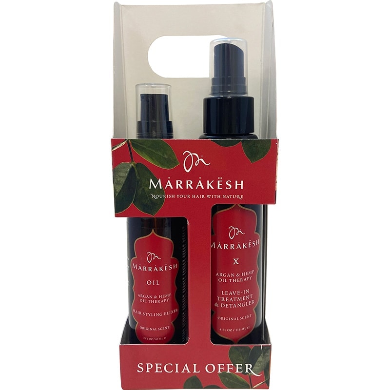 Marrakesh Oil Hair Styling Elixir & X Leave-In Caddy Set, 2 Pieces - Image 2