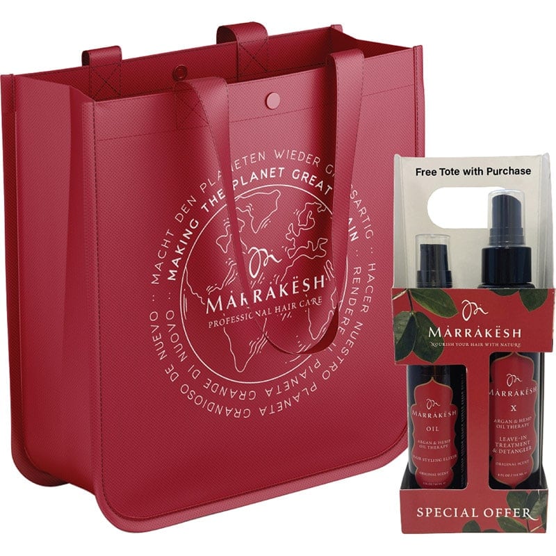 Marrakesh Oil Hair Styling Elixir & X Leave-In Caddy Set, 2 Pieces