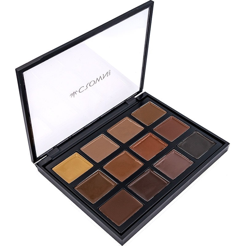 Crown 12 Colour Eyebrow Palette