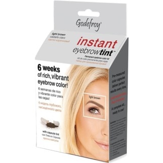 Godefroy Instant Eyebrow Tint Kit, Light Brown