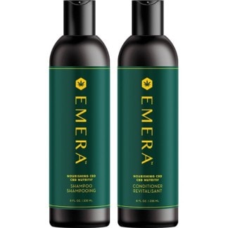 EMERA Nourishing CBD Shampoo & Conditioner Duo Gift Set