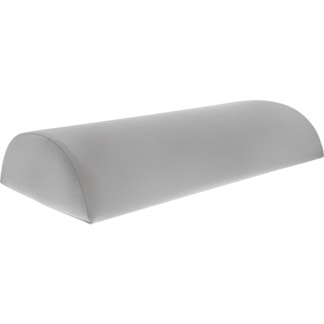 Bolster Cushion, Semi-Round, Large, White, 22 x 11 x 66cm