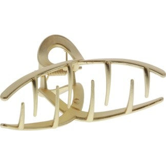 Hair Claw Clip Metallic, Gold, 7.5cm
