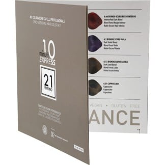21 VENTUNO 10minuti Express Colour Printed Chart, 16 Colours