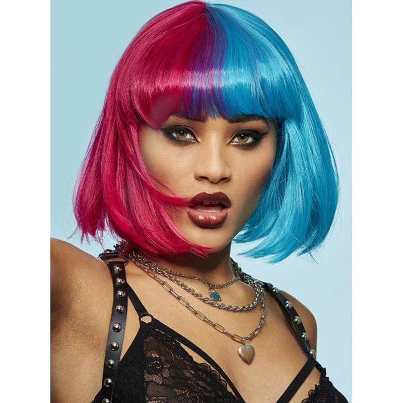 Manic Panic Short Cut Glam Doll™ Wig - Blue Valentine™